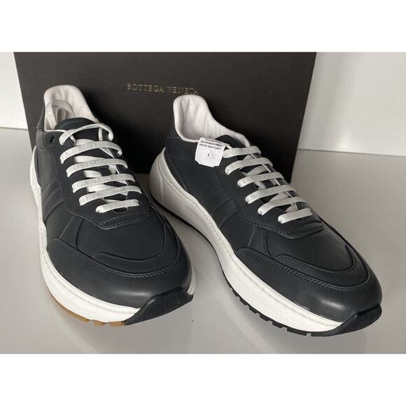 Bottega Veneta Men’s Gray Calf Leather Sneakers 8 US 565646 2015 NIB $850 main image 11